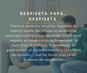 Despierta pap&aacute;, despierta