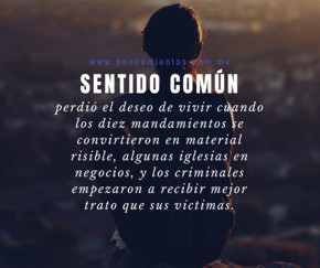El sentido com&uacute;n ha muerto