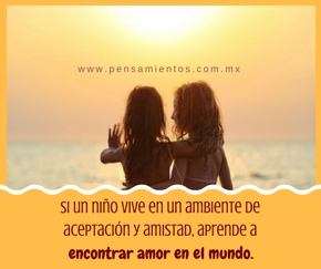 Los ni&ntilde;os aprenden lo que viven