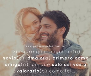 Tu novio (a), tu amigo (a)... ¿qué será mejor?
