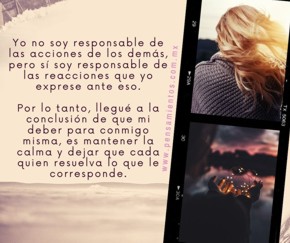 �Una mujer feliz!